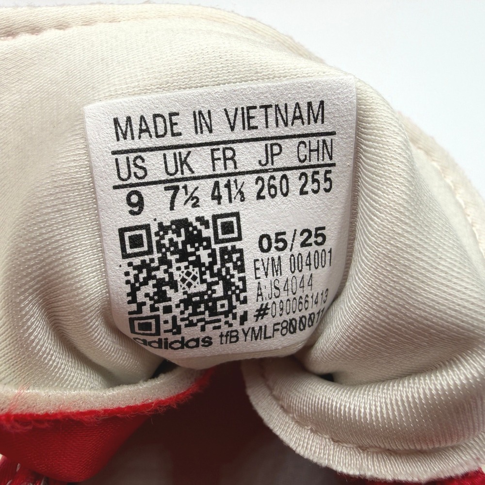 Adidas Taekwondo Retro - Off White/Better Scarlet JS4044 Women's 9 **NEW** - Picture 14 of 15